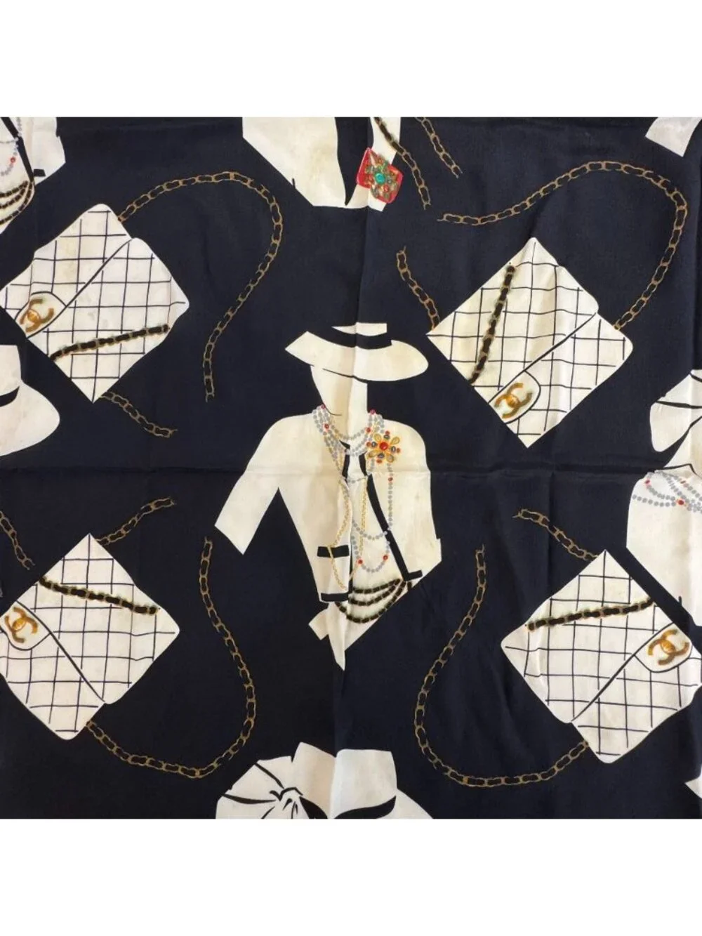 Chanel Mademoiselle Quilted Scarf